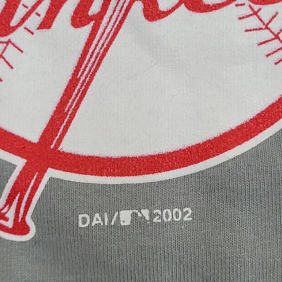 Vintage New-York Yankees Shirt Large 23x30 Gray 2002 Baseball - Picture 10 of 13